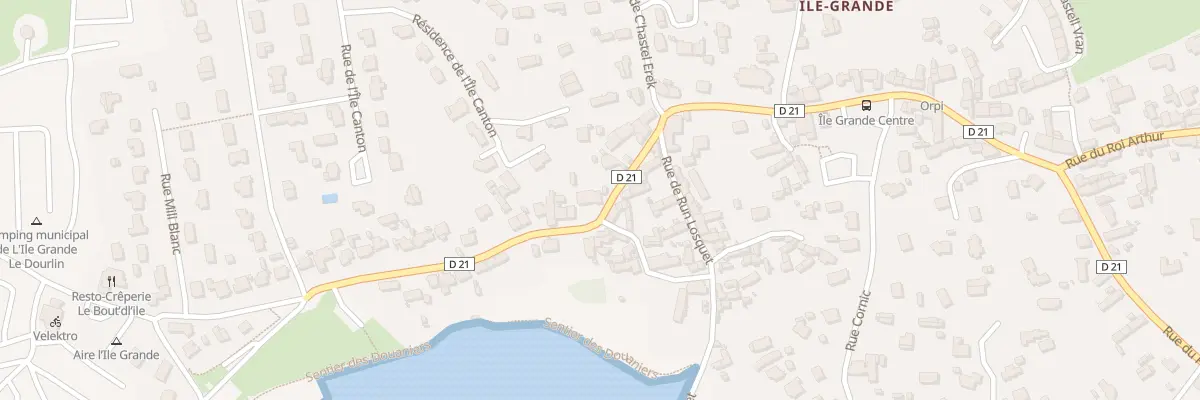 Plan du 14 Rue du Port à Pleumeur-Bodou