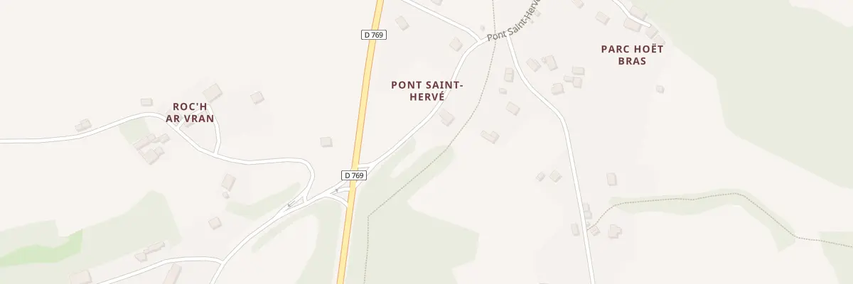 Plan du 70 Pont Saint Herve à Gourin
