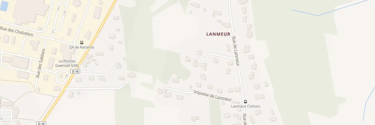 Plan du 32B Rue de Lanmeur à Clohars-Carnoët