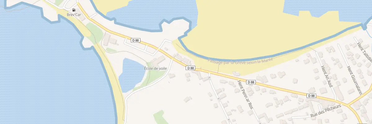 Plan du 42 Rte du Port à Trédrez-Locquémeau