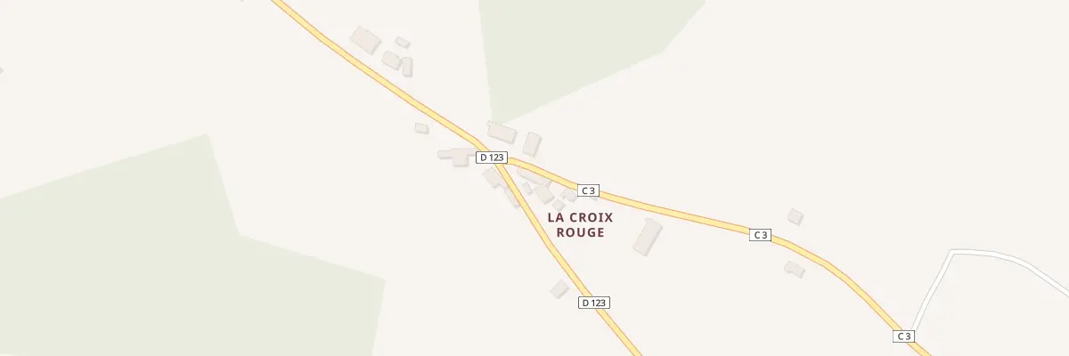 Plan du 3 La Croix Rouge à Querrien