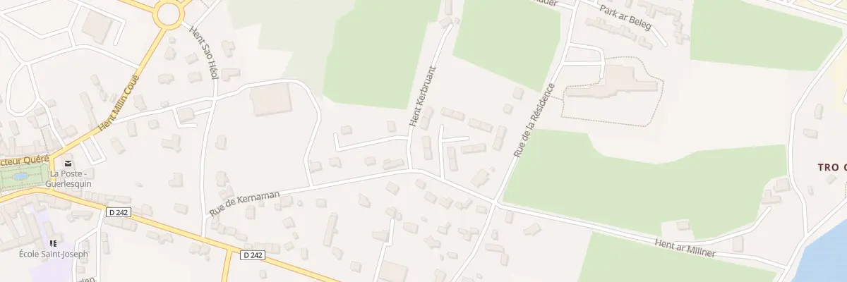 Plan du 2 Rue de Kernaman Vian à Guerlesquin