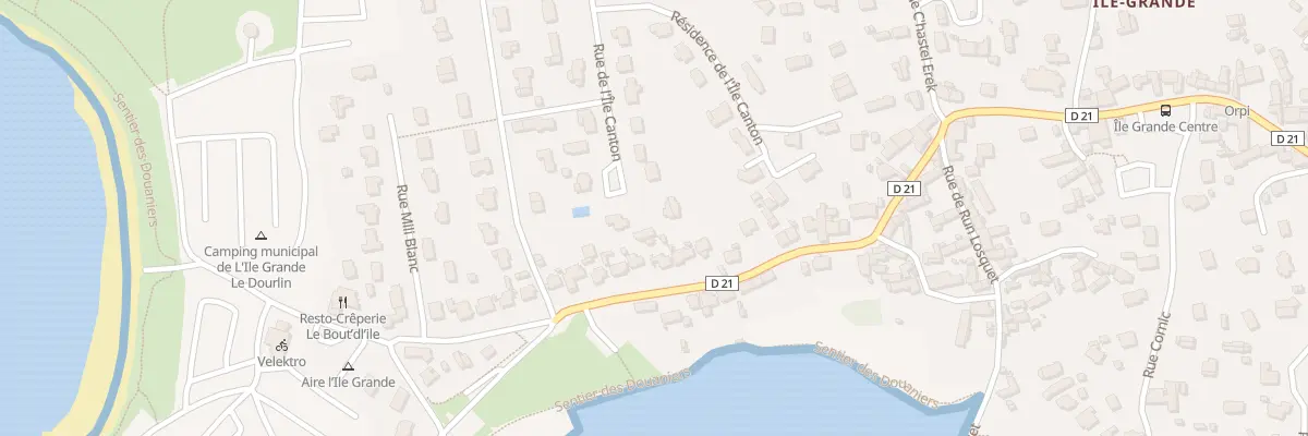 Plan du 19 Rue de l’Île Canton à Pleumeur-Bodou