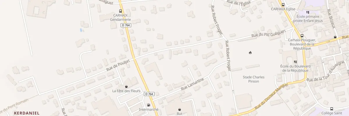 Plan du 7B Rue Joliot Curie à Carhaix-Plouguer