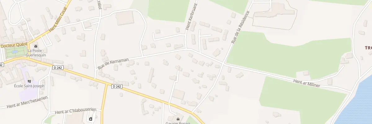 Plan du 16 Rue de Kernaman à Guerlesquin