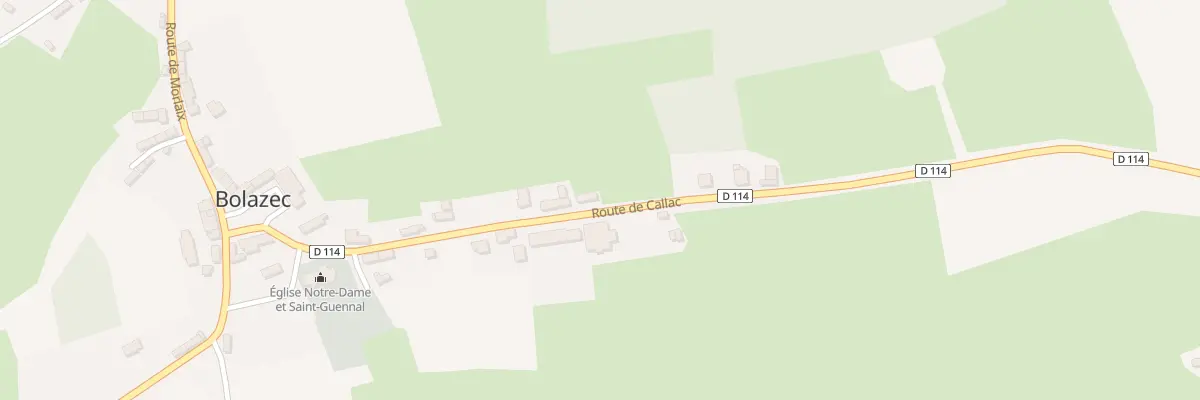 Plan du 17 Rte de Callac à Bolazec