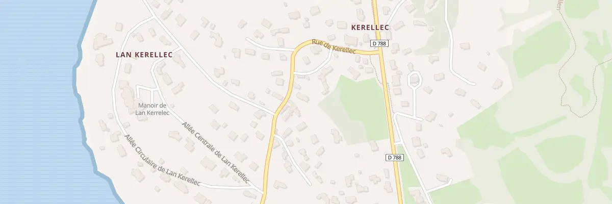 Plan du 17T Rue de Kerellec à Trébeurden