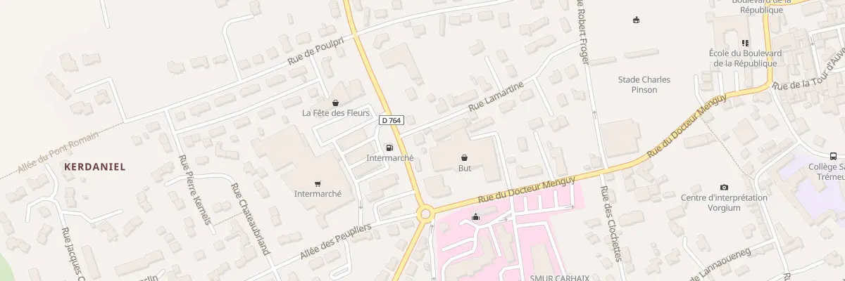 Plan du 8 Rue Charles le Goff à Carhaix-Plouguer