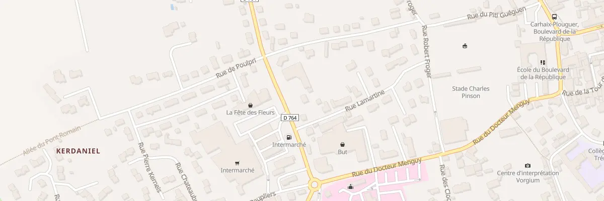 Plan du 12 Rue Charles le Goff à Carhaix-Plouguer