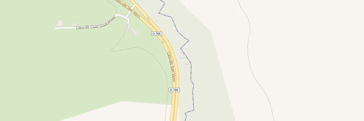 Plan du 280 Pont Borgne à Saint-Hernin