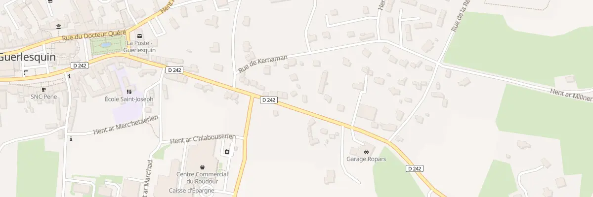 Plan du 5150 Rue Even Guen à Guerlesquin