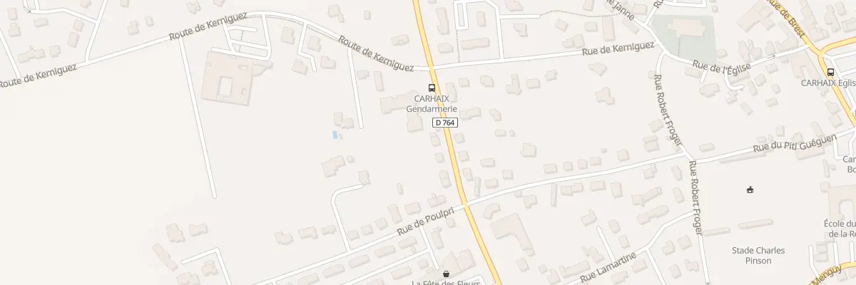 Plan du 25 Rue Charles le Goff à Carhaix-Plouguer