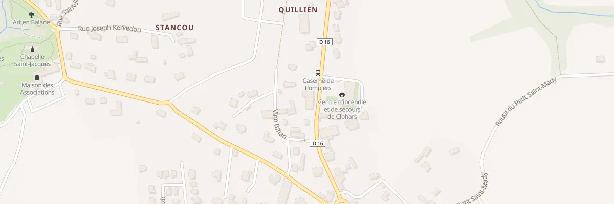 Plan du 44 Rue de Quillien à Clohars-Carnoët