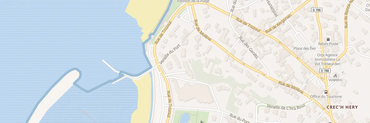 Plan du 5684 Res l’Ermitage à Trébeurden