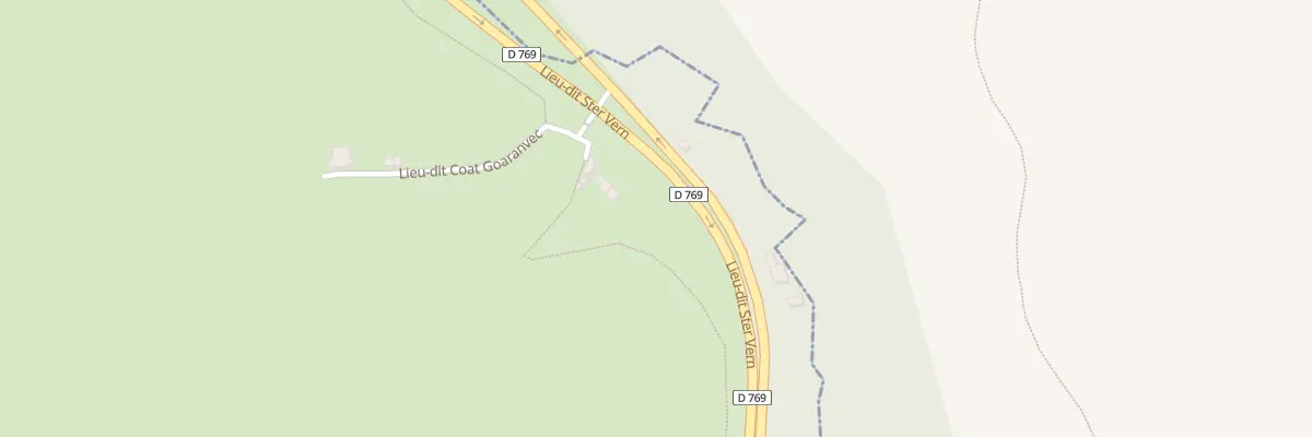 Plan du 278 Koad Goarenveg à Saint-Hernin