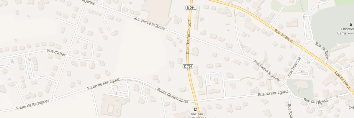 Plan du 45 Rue Charles le Goff à Carhaix-Plouguer