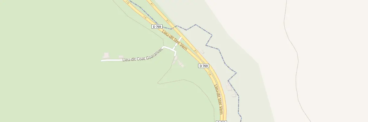 Plan du 1978C Koad Goarenveg à Saint-Hernin
