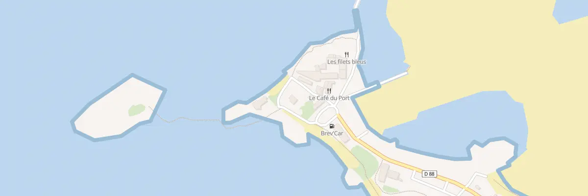 Plan du 2 Hent an Enez à Trédrez-Locquémeau