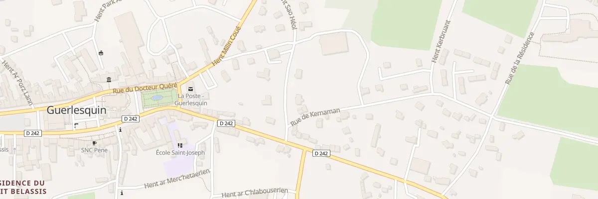 Plan du 2 Rue Hent Sav Heol à Guerlesquin