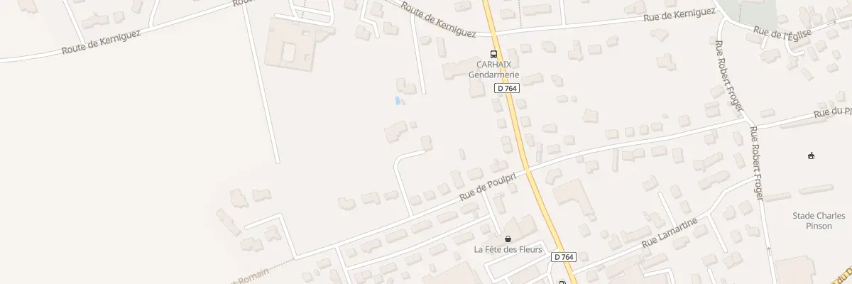 Plan du 16 Rue de Poulpry à Carhaix-Plouguer