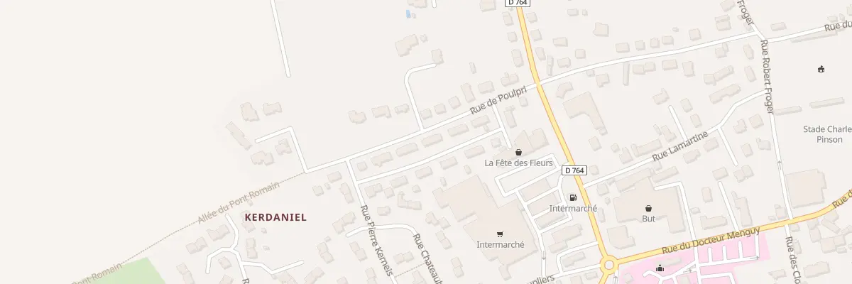 Plan du 13 Rue de Poulpry à Carhaix-Plouguer