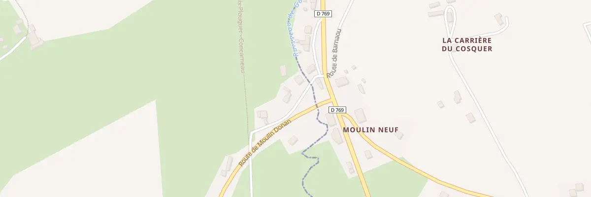 Plan du 507 Moulin Neuf à Saint-Hernin