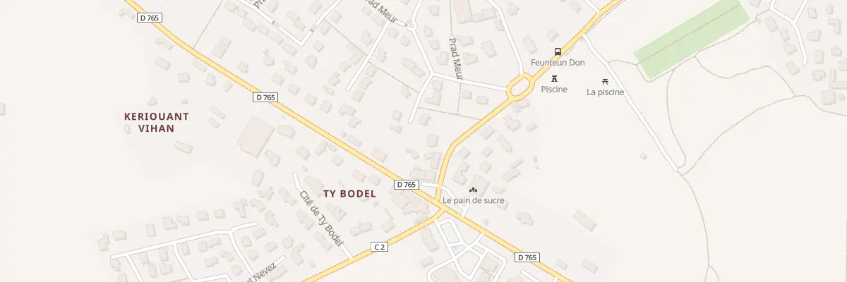 Plan du 24 Rue du Bourg à Mellac