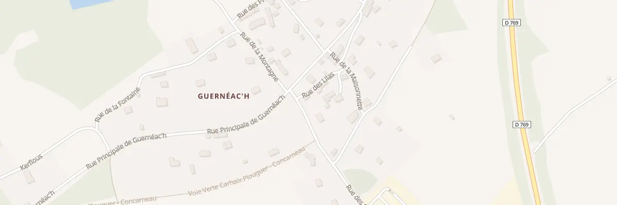 Plan du 3 Rue des Quatre Saisons à Gourin