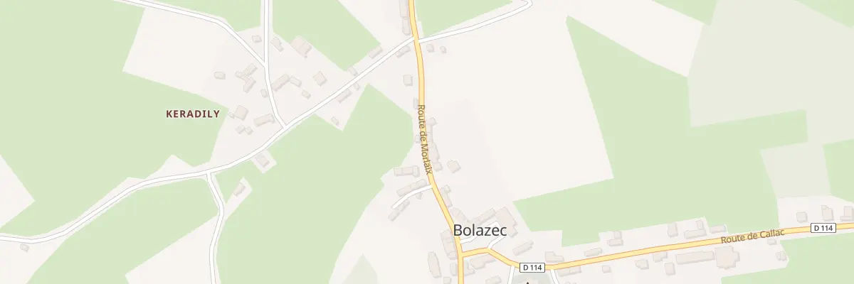 Plan du 22 Rte de Morlaix à Bolazec