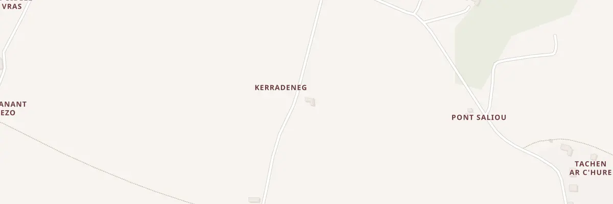 Plan du 3 Keradenec à Plufur