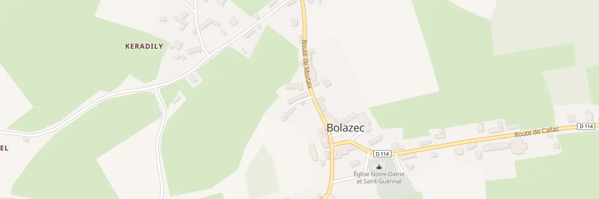 Plan du 4 Impasse de la Forge à Bolazec