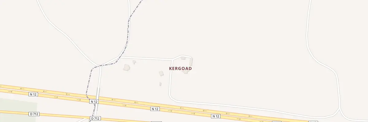 Plan du 6515 Kergoat Bras à Plounérin