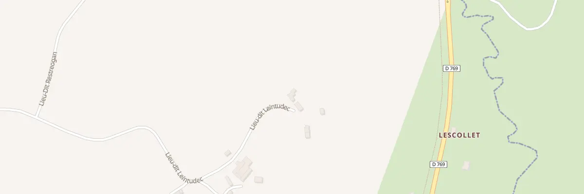 Plan du 252 Leigntudeg à Saint-Hernin