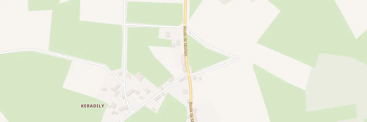 Plan du 58 Rte de Morlaix à Bolazec