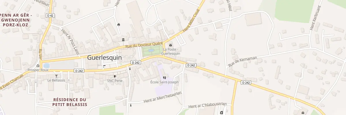 Plan du 3 Rue Even Guen à Guerlesquin