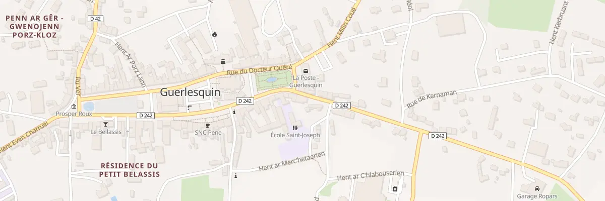 Plan du 5122 Rue Even Guen à Guerlesquin