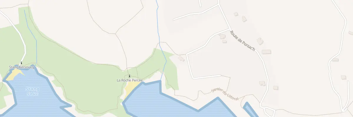 Plan du 54 Rte de Porsach à Clohars-Carnoët