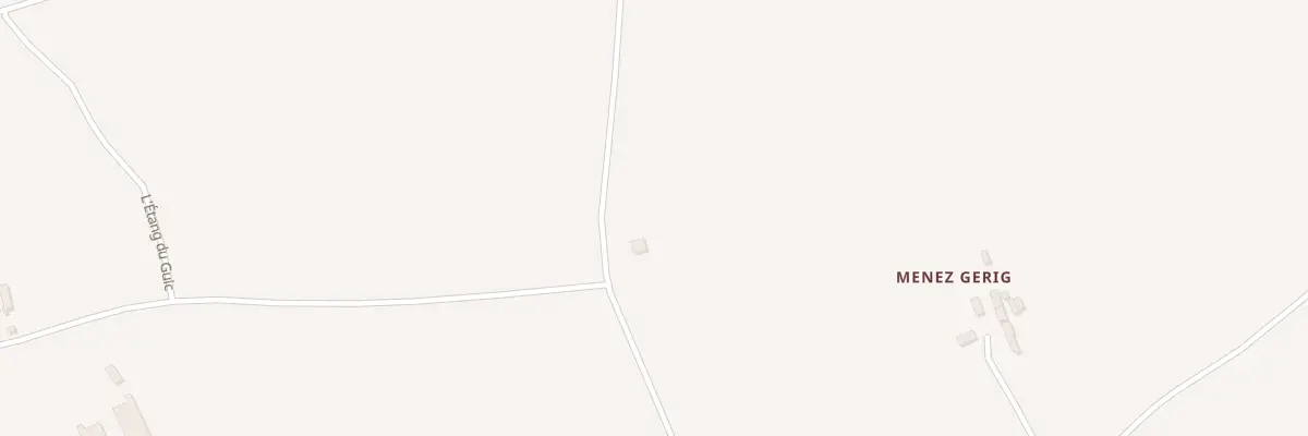 Plan du 10 Kroaz ar Rouz à Plougras