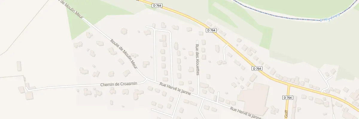 Plan du 8 Rue des Chardonnerets à Carhaix-Plouguer
