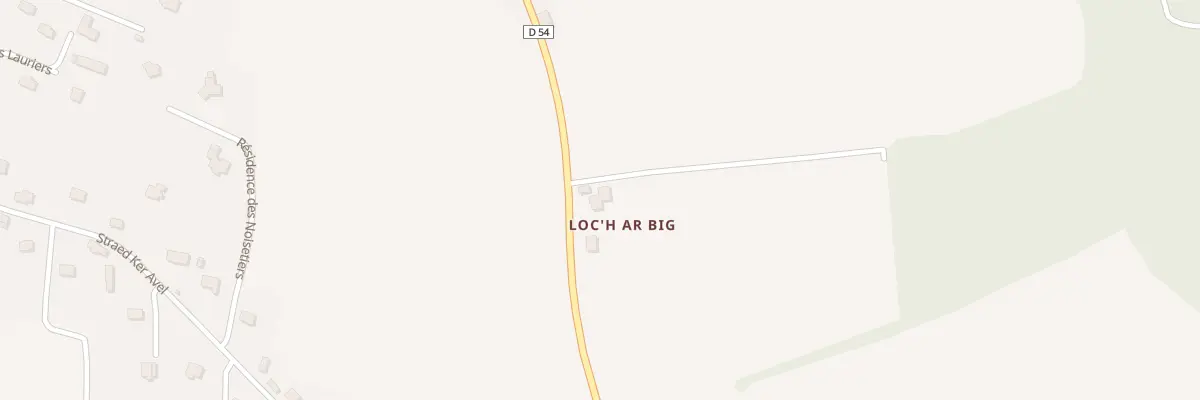 Plan du 3 Ham de Loch Ar Big à Plounévézel
