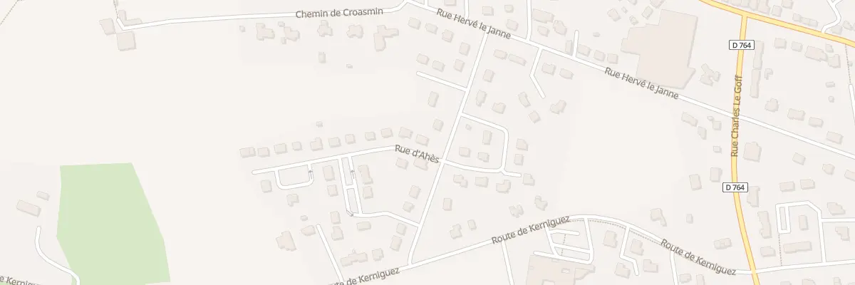 Plan du 1 Rue d’Ahès à Carhaix-Plouguer