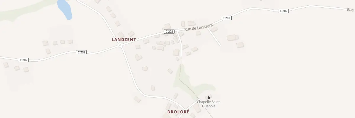 Plan du 379 Landzent d’en Bas à Gourin