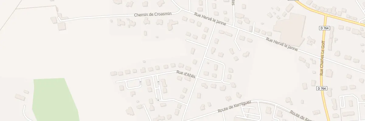 Plan du 3 Rue d’Ahès à Carhaix-Plouguer