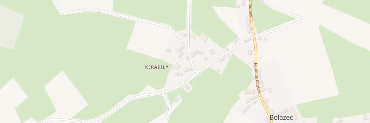 Plan du 64 Keradilly à Bolazec