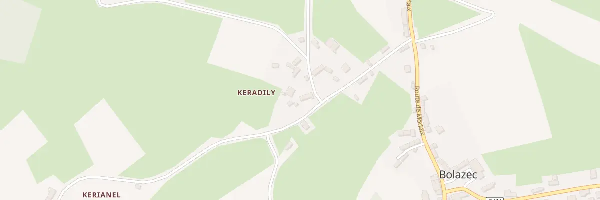 Plan du 63 Keradilly à Bolazec