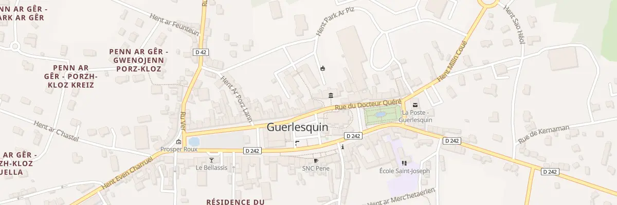 Plan du 5251 Rue du Doc Quere à Guerlesquin