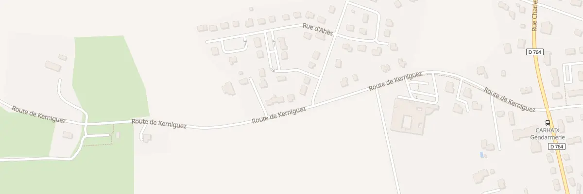 Plan du 24 Rte de Kerniguez à Carhaix-Plouguer