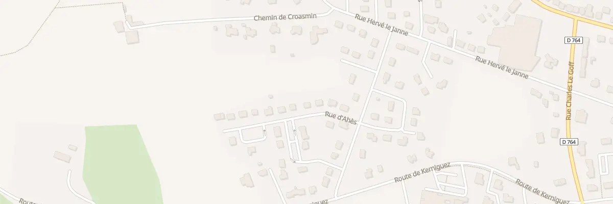 Plan du 7 Rue d’Ahès à Carhaix-Plouguer