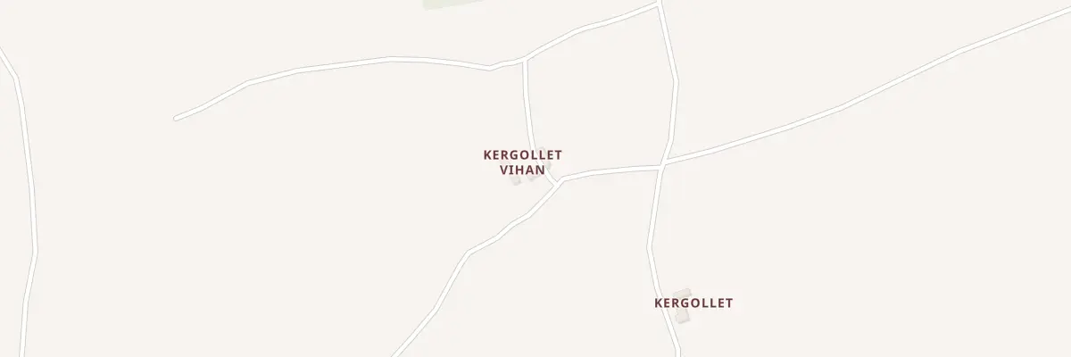 Plan du 2 Kergollet Vihan à Plougras