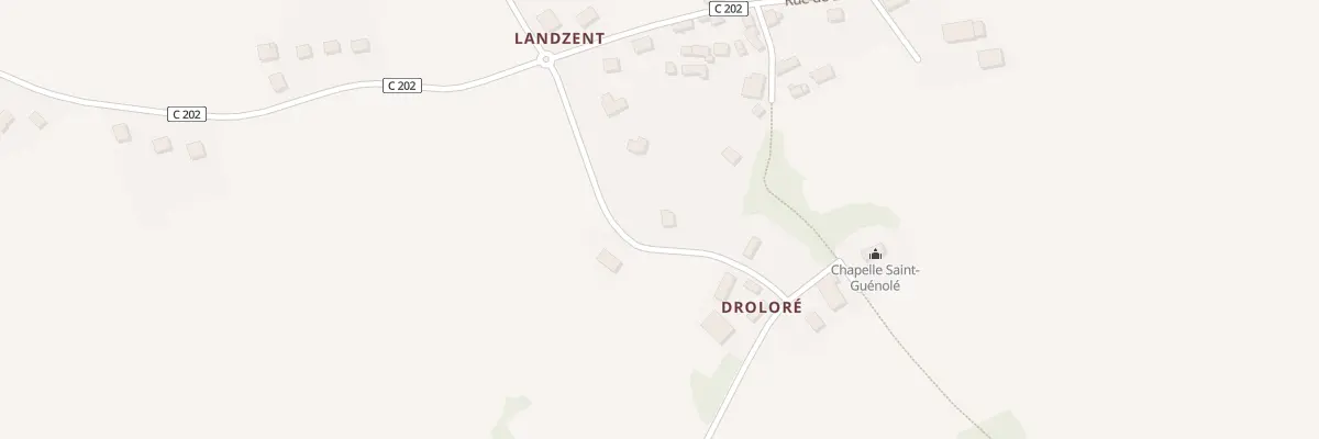 Plan du 7814 Landzent à Gourin